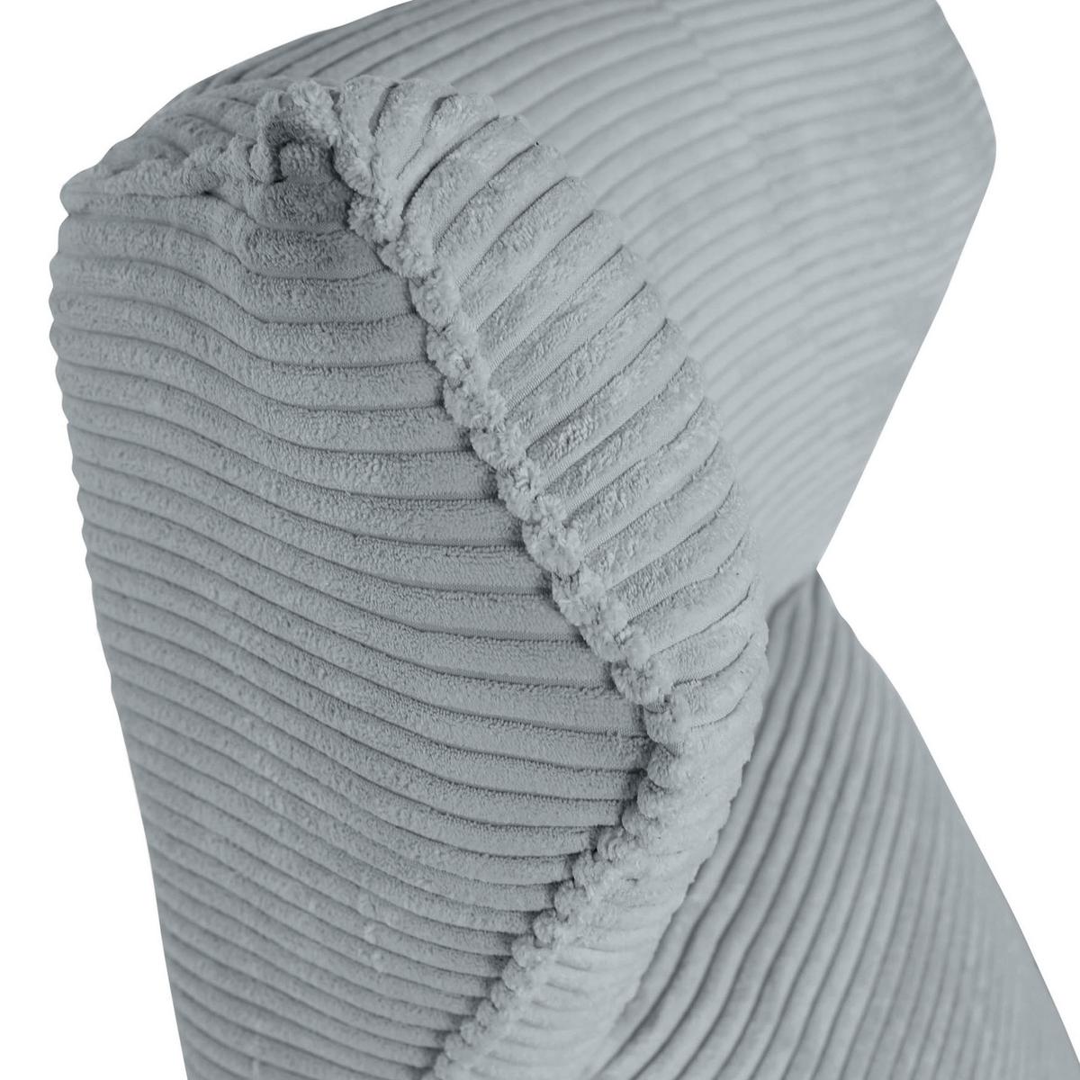 OHRENSESSEL LORRIS - Hellgrau/Schwarz, KONVENTIONELL, Textil (83/110/92cm) - MID.YOU
