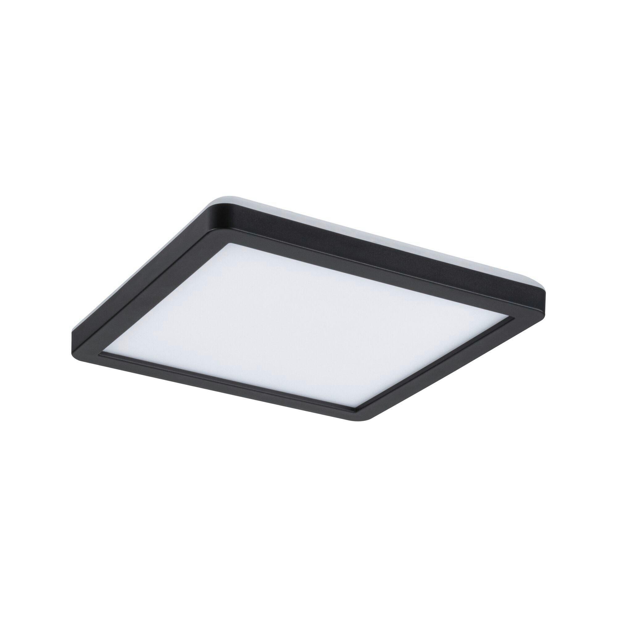 Led-paneel L: 19 Cm Mit Schwarzem Rahmen - Schwarz, Basics, Kunststoff (19/19/2,8cm) - Paulmann
