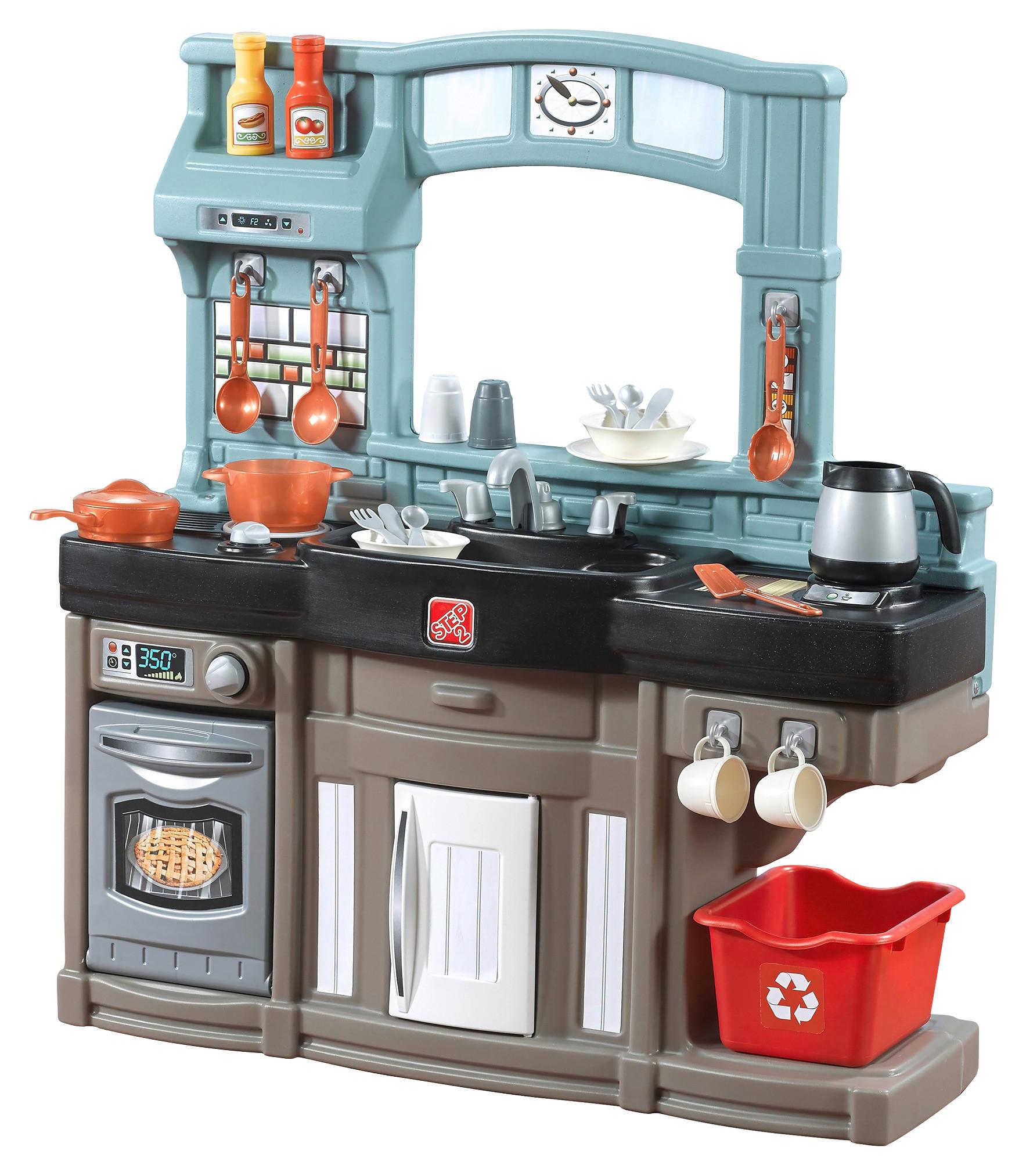 Dětská Kuchyňka Best Chefs Kitchen - šedá/modrá, Moderní, plast (87,3/98/29,2cm)
