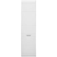 Garderobenschrank Auris Weiß/eiche Dekor B: 52 Cm - Eichefarben/Weiß, MODERN (52/204,2/37,1cm) - Luca Bessoni