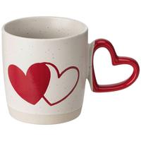 KAFFEEBECHER LOLA - Rot/Creme, Basics, Keramik (8,5/9cm) - Luca Bessoni
