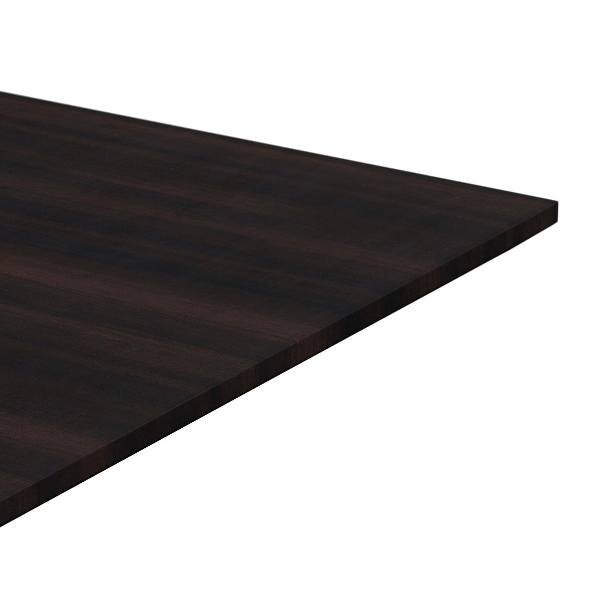 Výsuvný stůl AKI 140-180 - černá/barvy vlašských ořechů, Moderní, kov/kompozitní dřevo (140-180/76/80cm) - Bessagi Home