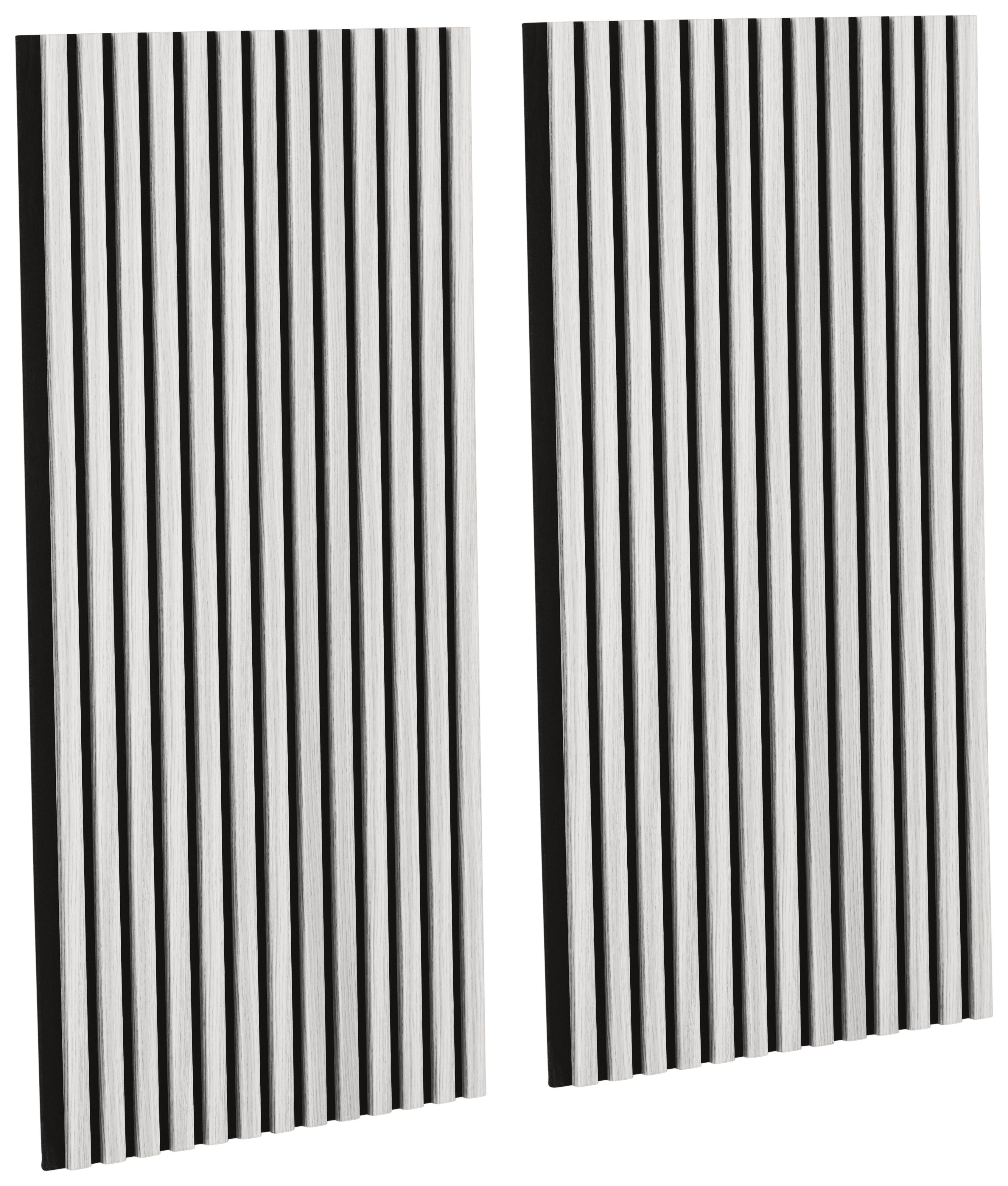 Akustikpaneel Josef - Weiß, MODERN, Holzwerkstoff/Kunststoff (60/120/2cm)