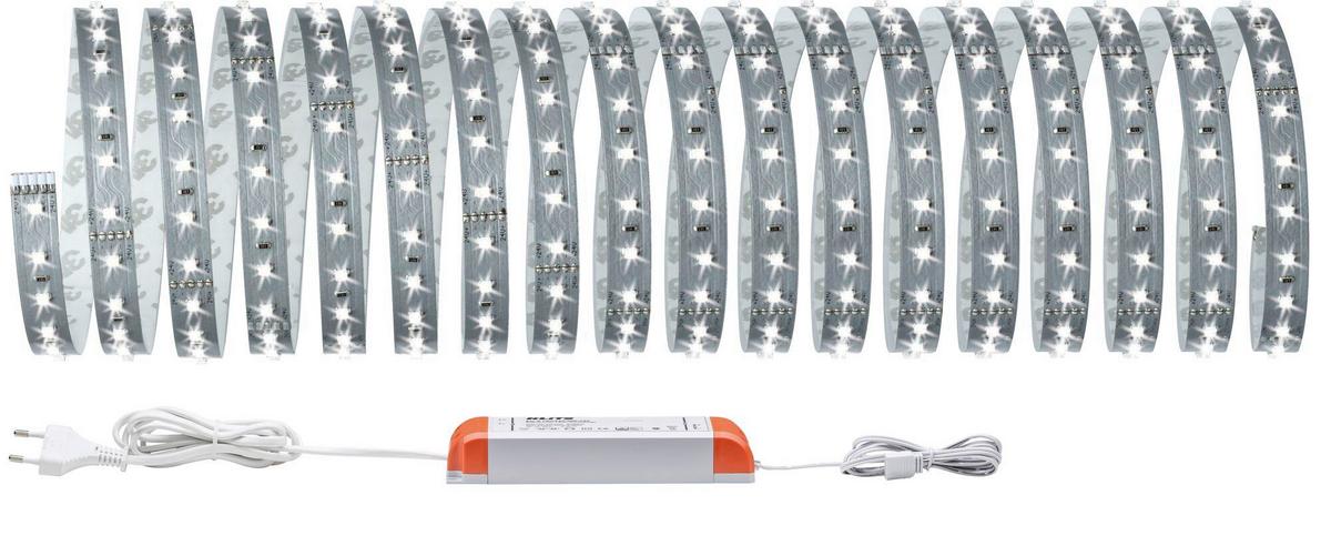 LED-Streifen L: 10-20 M dimmbar - Silberfarben, Basics, Kunststoff (1000-2000/0.3cm) - Paulmann