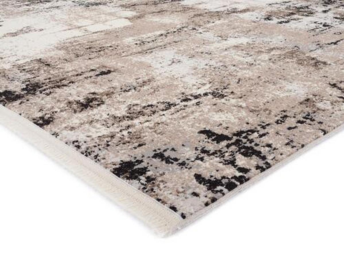 Webteppich Braun/Beige Antibes 120x170 cm - Beige/Braun, Design, Textil (120/170cm) - Novel
