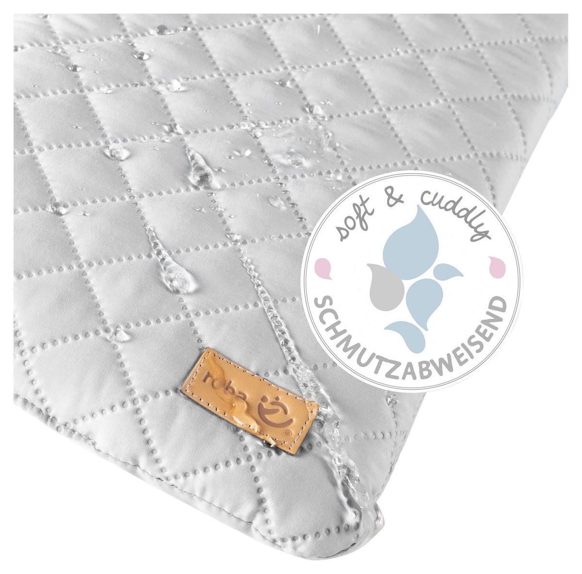 Prebaľovacia podložka BEAR GRAU, 85x75 cm - sivá, Konventionell, textil (85/4/75cm)