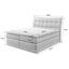 Boxspringbett mit Topper 180x200cm Darwin, Grau - Silberfarben/Grau, KONVENTIONELL, Holzwerkstoff/Textil (180/200cm) - Carryhome Boxspringbett mit Topper 180x200cm Darwin, Grau - Silberfarben/Grau, KONVENTIONELL, Holzwerkstoff/Textil (180/200cm) - Carryhome