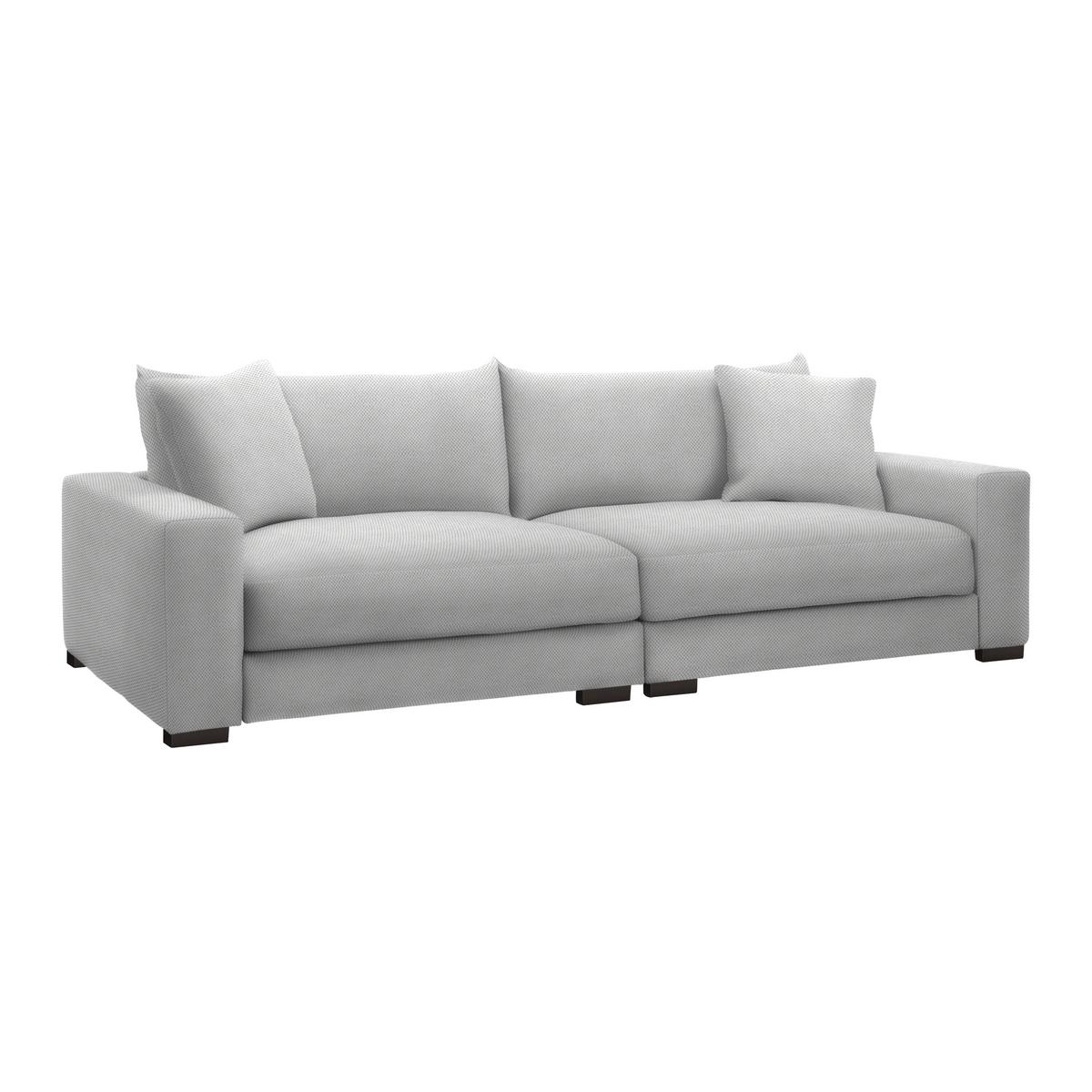 Mega pohovka PEDRO 1200, sivobéžová - sivobéžová, Modern, kov/drevo (261/83/124cm) - Mömax