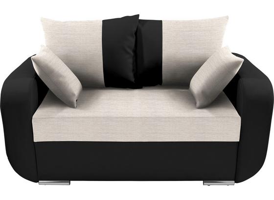 Zweisitzer-Sofa Faro - Chromfarben/Beige, KONVENTIONELL, Holz/Textil (150/90/92cm) Zweisitzer-Sofa Faro - Chromfarben/Beige, KONVENTIONELL, Holz/Textil (150/90/92cm)