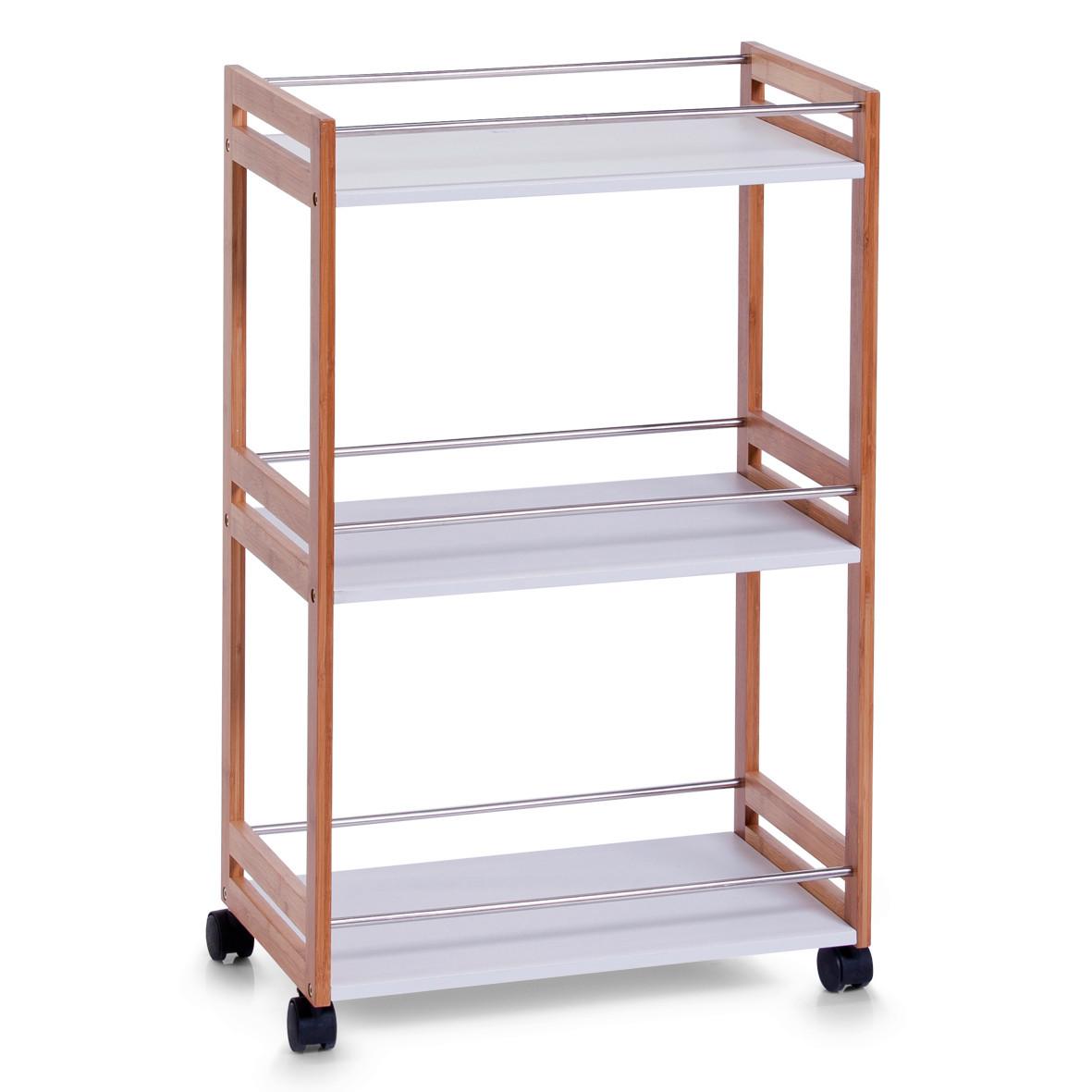 Servierwagen Bambus Bxhxt: 51x30x81 Cm