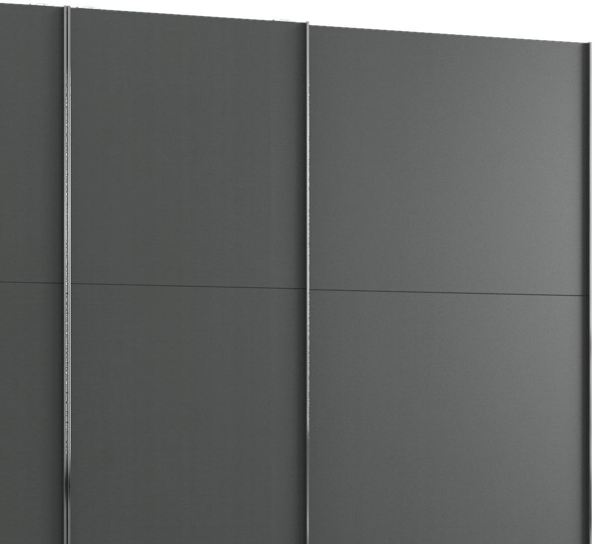 Schwebetürenschrank 350cm Level 36 B, Eiche/graphit - Eichefarben/Graphitfarben, Basics, Holzwerkstoff (350/216/65cm) - MID.YOU