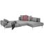 Sedací Souprava Livio - šedá, Moderní, textil (293/90/225cm) - Premium Living Sedací Souprava Livio - šedá, Moderní, textil (293/90/225cm) - Premium Living