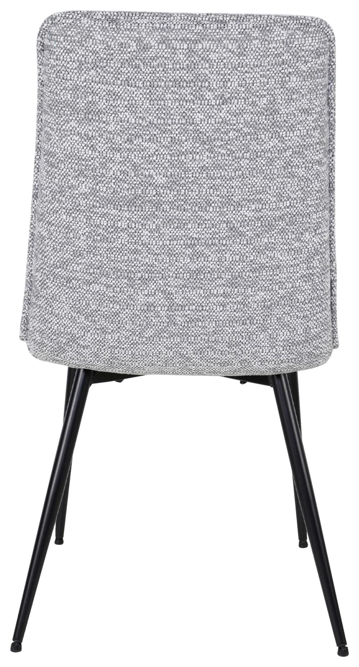 Vierfußstuhl Perla Giga-S X-3118kd - Schwarz/Grau, MODERN, Holz/Textil (47/91/61cm)