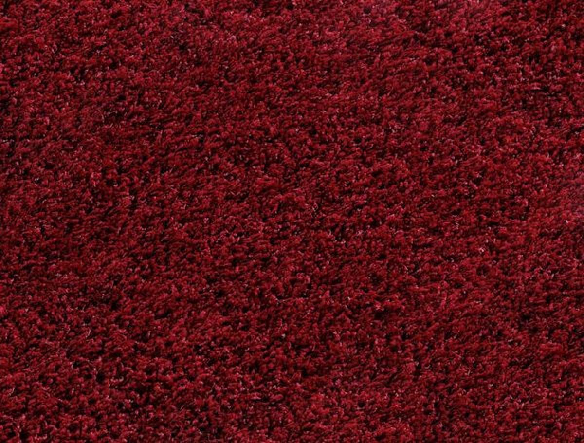 Hochflorteppich Fashion Shaggy Rot 80x200 cm - Rot, Basics, Textil (80/200cm) - Novel