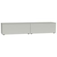 TV-Element Las Vegas Seidengrau B: 200 cm - Grau, MODERN, Holzwerkstoff (200/36/48cm) - Vertico