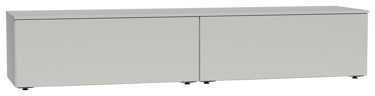 TV-Element Las Vegas Seidengrau B: 200 cm - Grau, MODERN, Holzwerkstoff (200/36/48cm) - Vertico