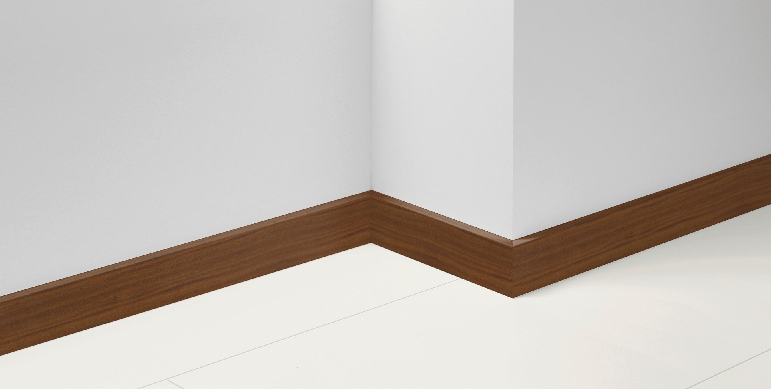 Sockelleiste Walnuss - Dunkelbraun/Walnussfarben, Basics, Holzwerkstoff (220/1,65/7cm) - Parador