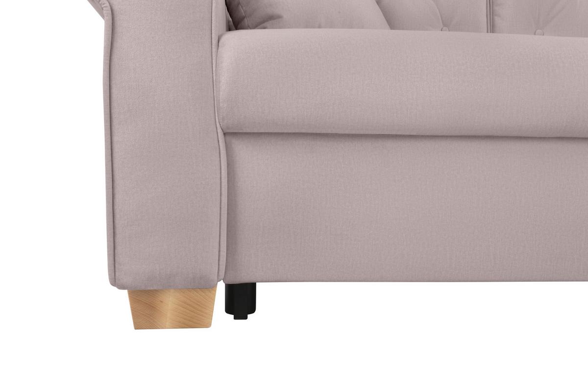 Schlafsofa Arles, Taupe 3 B: 240 Cm - Taupe/Buchefarben, Design, Textil (240/94/98cm) - MID.YOU