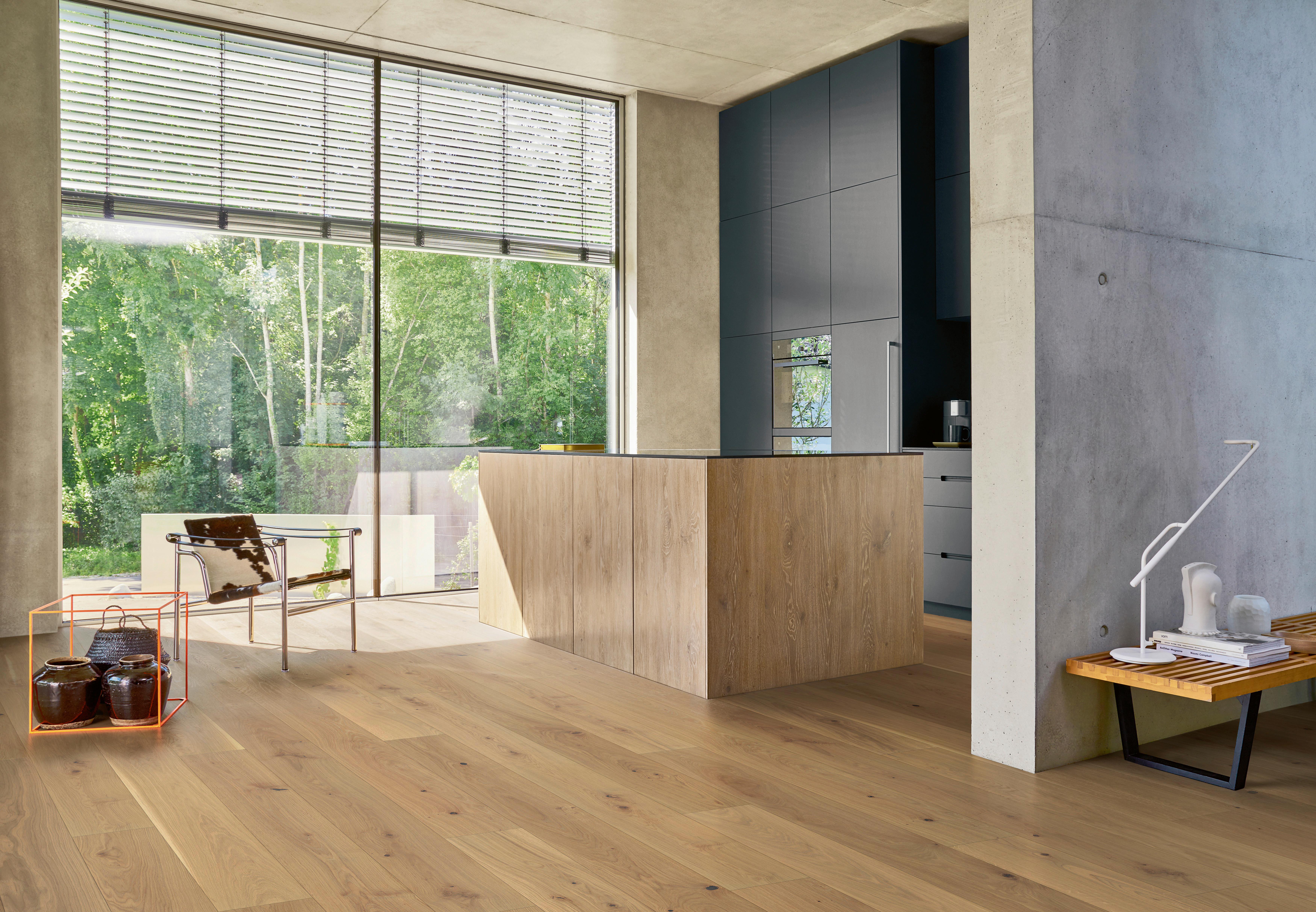 Parkettboden Eiche Hellbraun Landhausdiele Stärke 11,5 mm - Hellbraun/Weiß, LIFESTYLE, Holz (220/18,5/1,15cm) - Parador
