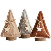 Dekor Fa Daxx - natúr színű, Basics, textil/fa (9/4,5/14cm) - Luca Bessoni