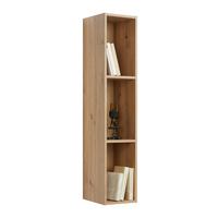 NÁSTĚNNÝ REGÁL WIDE - dub artisan, Moderní, kompozitní dřevo (123/25/30cm) - Mömax