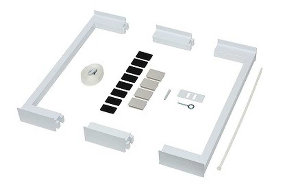 Univerzális Összeépítő Keret Méret S/m - fehér, Basics, műanyag