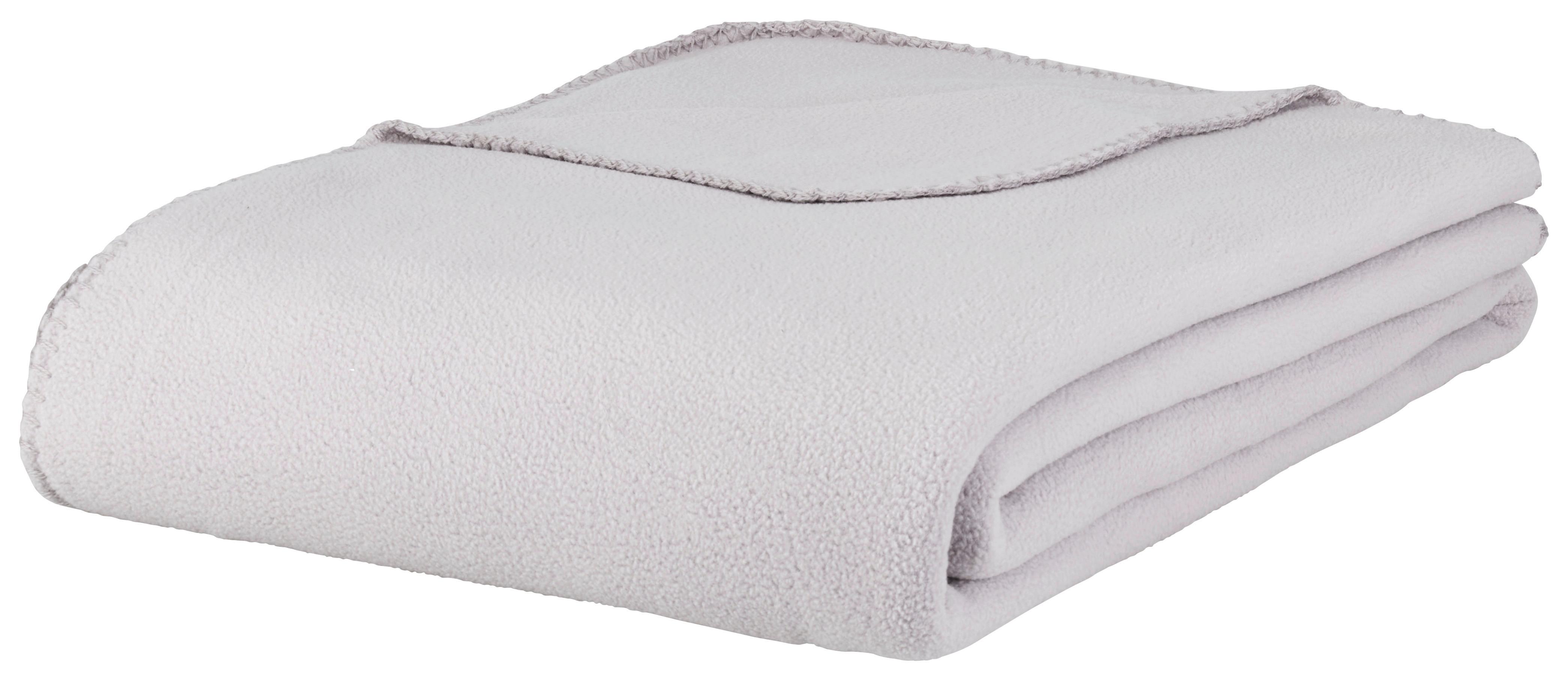Fleecová Deka Felix, 150/200cm, Sivá - sivá, Konvenčný, textil (150/200cm) - Modern Living