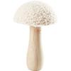 DEKORAČNÍ HŘIB ANNA -PAZ- - béžová, Konvenční, dřevo/textil (11/18cm) - Modern Living