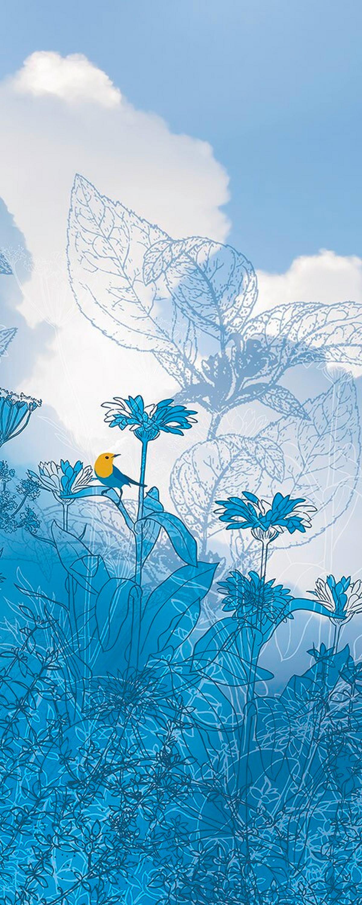 Vliestapete 6041a-Vd1 Blue Sky Panel - Natur (100/250cm)