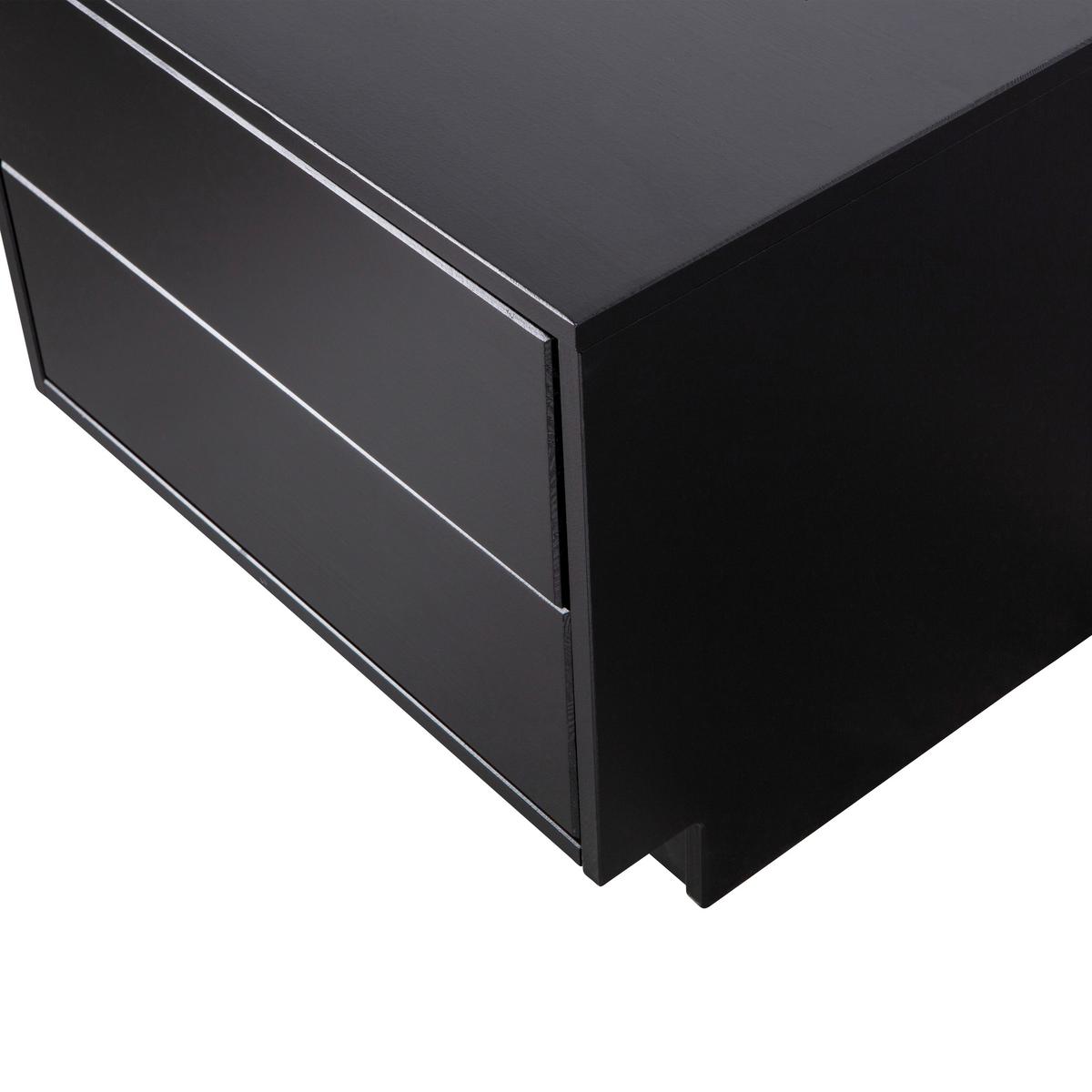 Lowboard Finca Schwarz B: 50cm - Schwarz, Design, Holz (50/40/40cm) - Livetastic