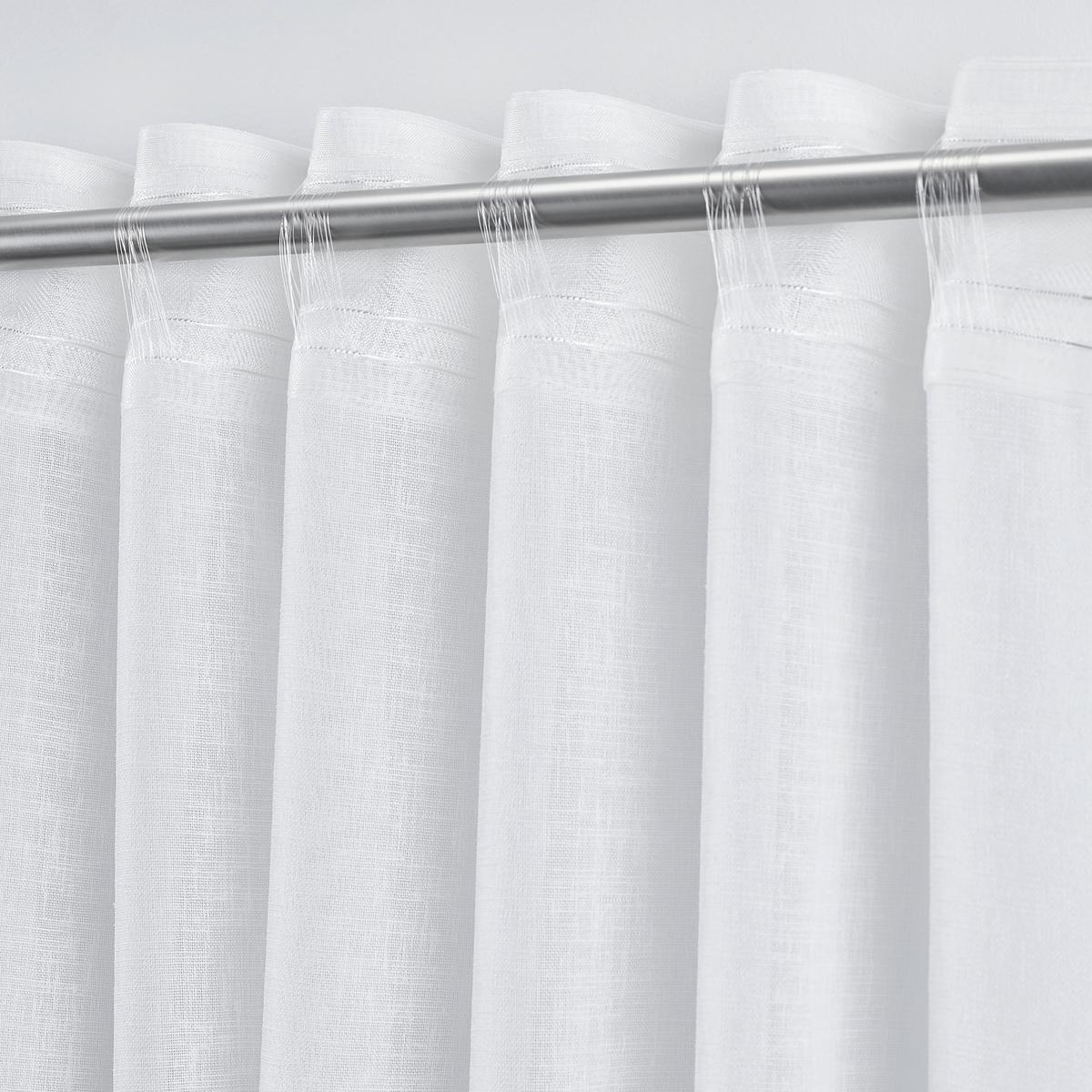 HOTOVÝ ZÁVES Sigrid, 140/245 cm - biela, Romantik / Landhaus, textil (140/245cm) - Premium Living