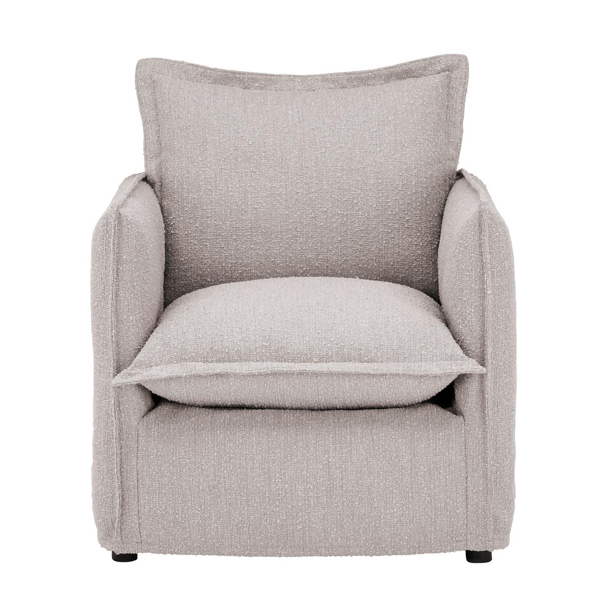 Sessel Toscana - Beige/Schwarz, Trend, Textil (120/82/98cm) - Livetastic