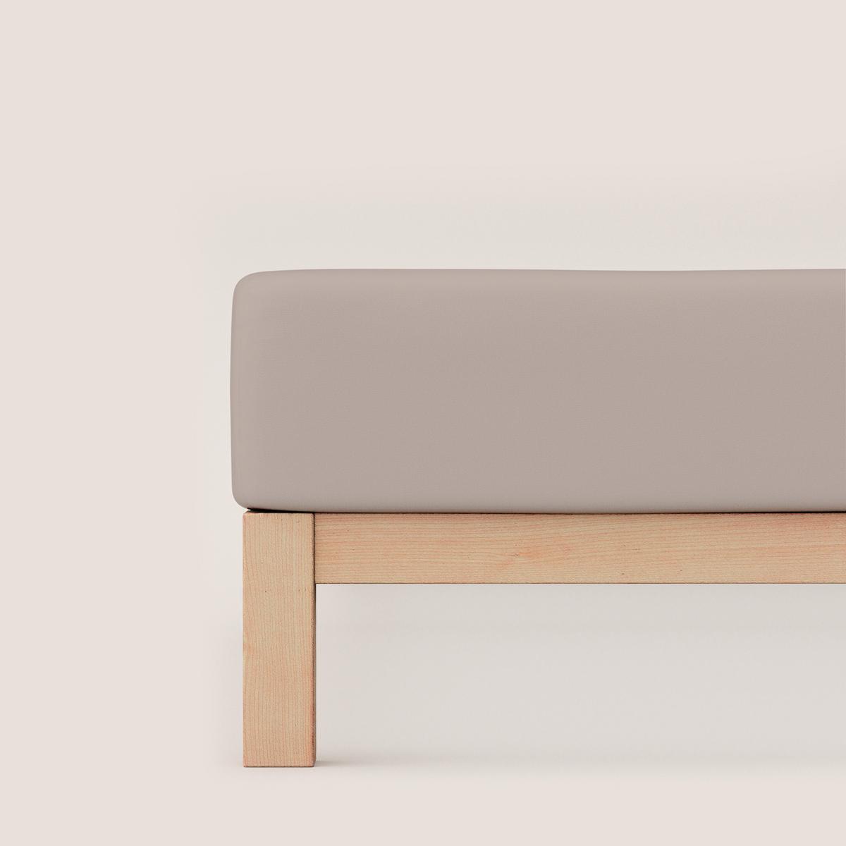 Spannleintuch Jersey Hellgrau 200-220x240 Cm - Hellgrau, Basics, Textil (200-220/240cm) - Schlafgut