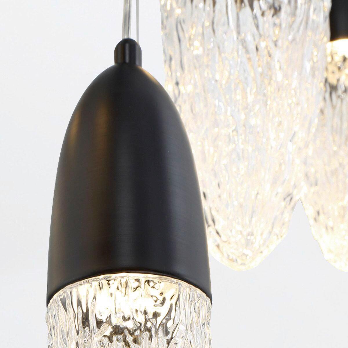 Függeszték Qn-Ecrou-1p-Bk - fekete, Konventionell, üveg/fém (61,5/16,5/70cm) - Elstead Lighting