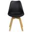 Stuhl-Set Woody 4-Er Set Schwarz - Schwarz/Naturfarben, MODERN, Holz/Kunststoff (48/83/48cm) - Livetastic Stuhl-Set Woody 4-Er Set Schwarz - Schwarz/Naturfarben, MODERN, Holz/Kunststoff (48/83/48cm) - Livetastic
