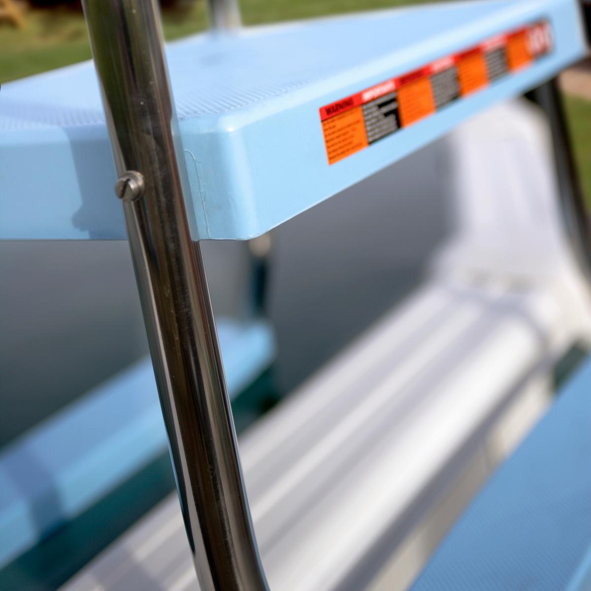 Poolleiter Leiter - Alufarben, KONVENTIONELL, Metall (45/142/8cm) - Gre