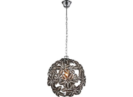 Hängeleuchte Kaunos,ø 34 cm - Grau, MODERN, Kunststoff/Metall (34/97cm) Hängeleuchte Kaunos,ø 34 cm - Grau, MODERN, Kunststoff/Metall (34/97cm)
