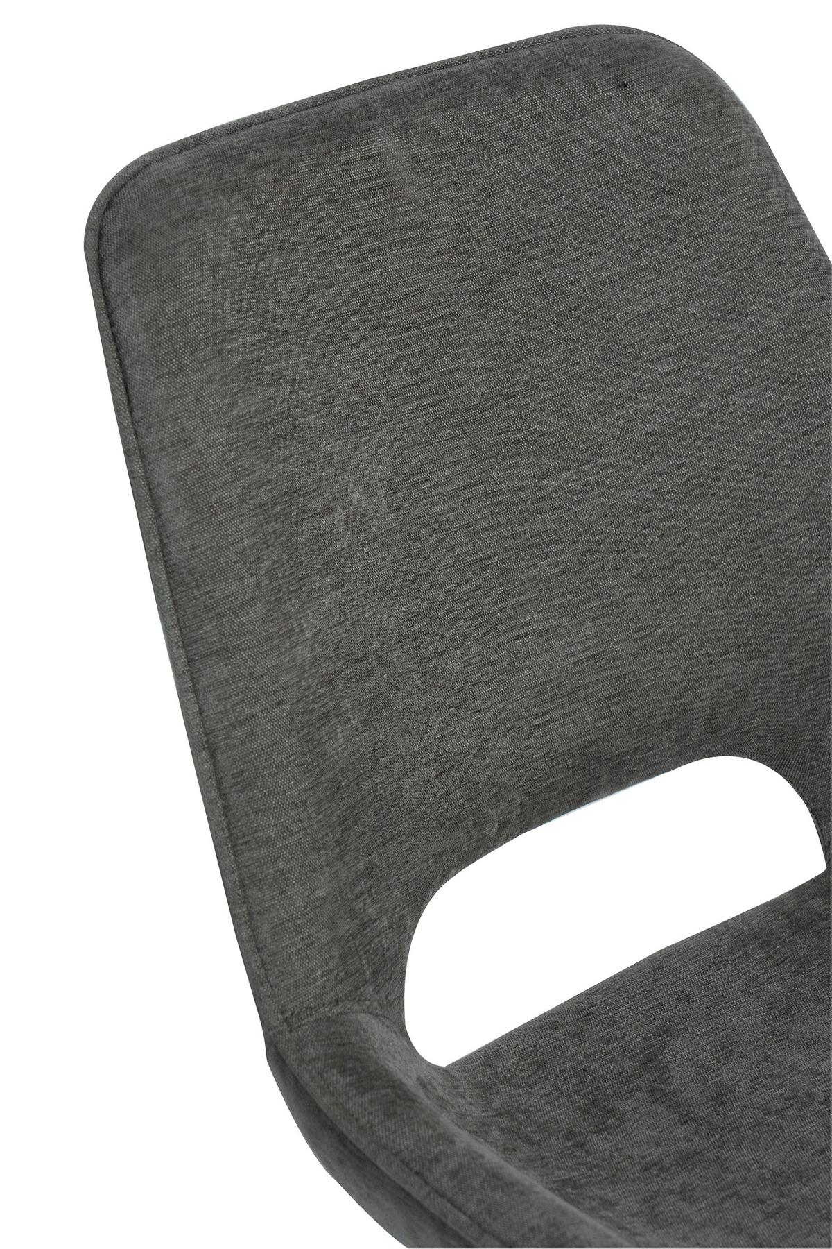 Stuhl Vero Grau B: 50 cm - Grau, MODERN, Textil/Metall (50/86/62cm) - Livetastic