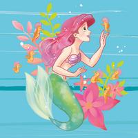Fototapete Ariel Little Friends - Multicolor, Trend, Textil (250/250cm)
