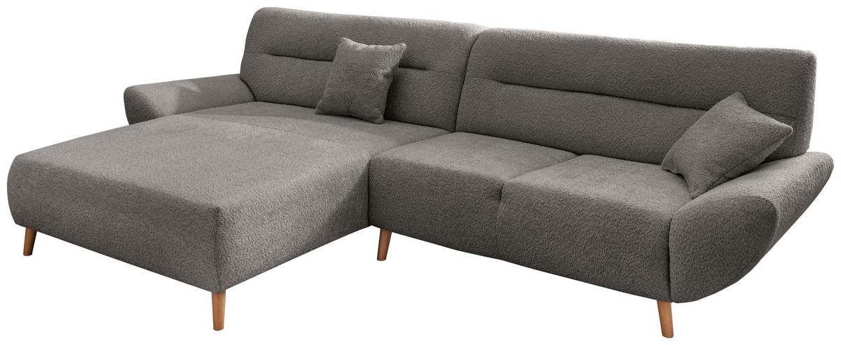 Ecksofa Drago, Anthrazit S: 166x290 cm - Wildeiche/Anthrazit, KONVENTIONELL, Textil (166/290cm) - MID.YOU