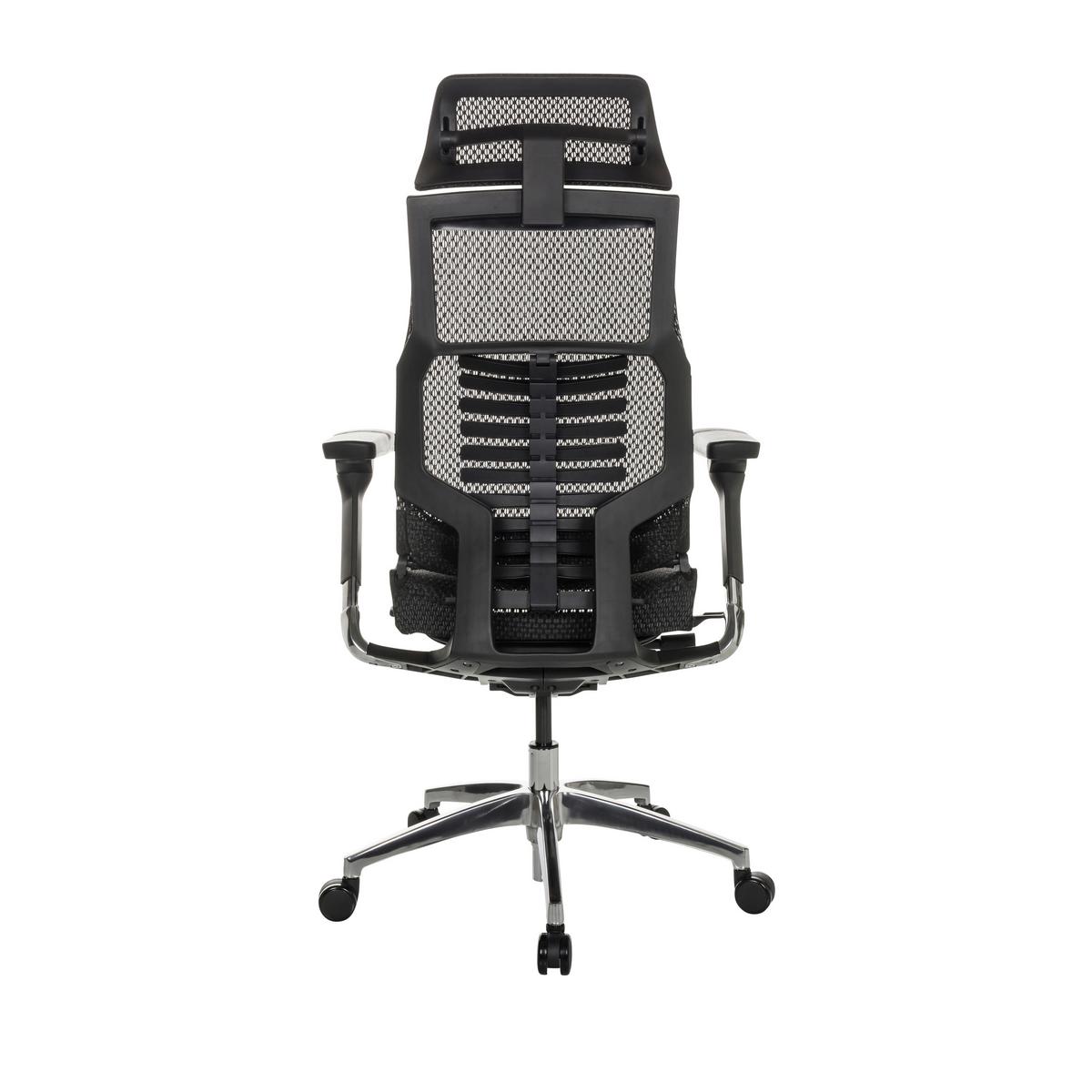 Drehstuhl Dynafit II - Silberfarben/Schwarz, Basics, Kunststoff/Textil (67/119-135/60cm) - MID.YOU