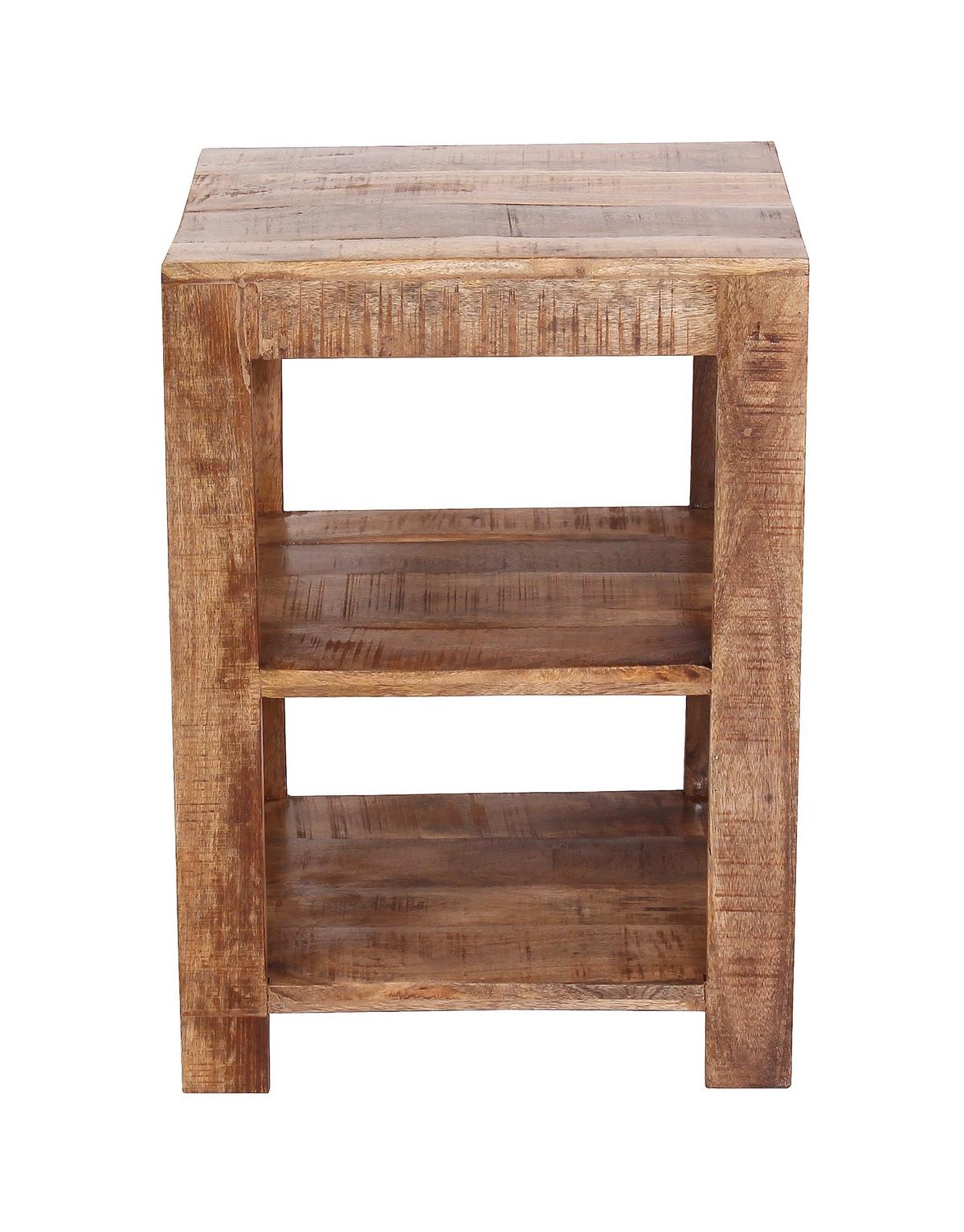 Regal Naturfarben B: 44 cm - Naturfarben, Design, Holz (44/60/44cm) - Livetastic