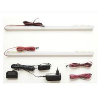 OSVĚTLENÍ POLIC - SADA ALAMEDA-EXKLUSIV- - barvy stříbra, Moderní, kov/plast (45/2/2cm) - Mömax