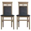 Stuhl-set Ibiza Stuhl Titanic Grau/eiche Artisan B: 44 Cm - Eiche Artisan/Grau, KONVENTIONELL, Holz/Textil (44/92/47cm) - MID.YOU