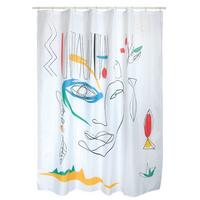 Duschvorhang in Mutlicolor Textil/Mischgewebe - Multicolor, Basics, Textil (180/200cm) - Spirella
