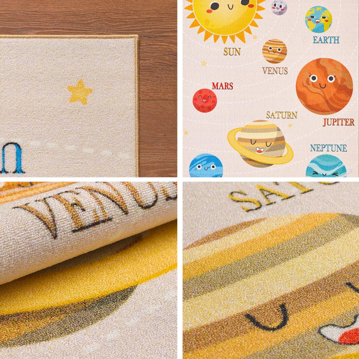 Kinderteppich Play 80 X 120 2019 Beige - Beige, Design, Textil (80/120cm) - Ben'n'jen