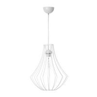 Hängeleuchte Jasmin H: 40 Cm 1-Flammig - Weiß, Trend, Metall (32/40/32cm) - Kayoom