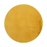 UMELÁ KOŽUŠINA CAROLINE 5 - kari žltá, Modern, textil (120cm) - Mömax