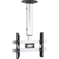 Tv- Halterung Cm Silberfarben B: 42 Cm - Silberfarben, MODERN, Metall (42/50/19cm) - MID.YOU