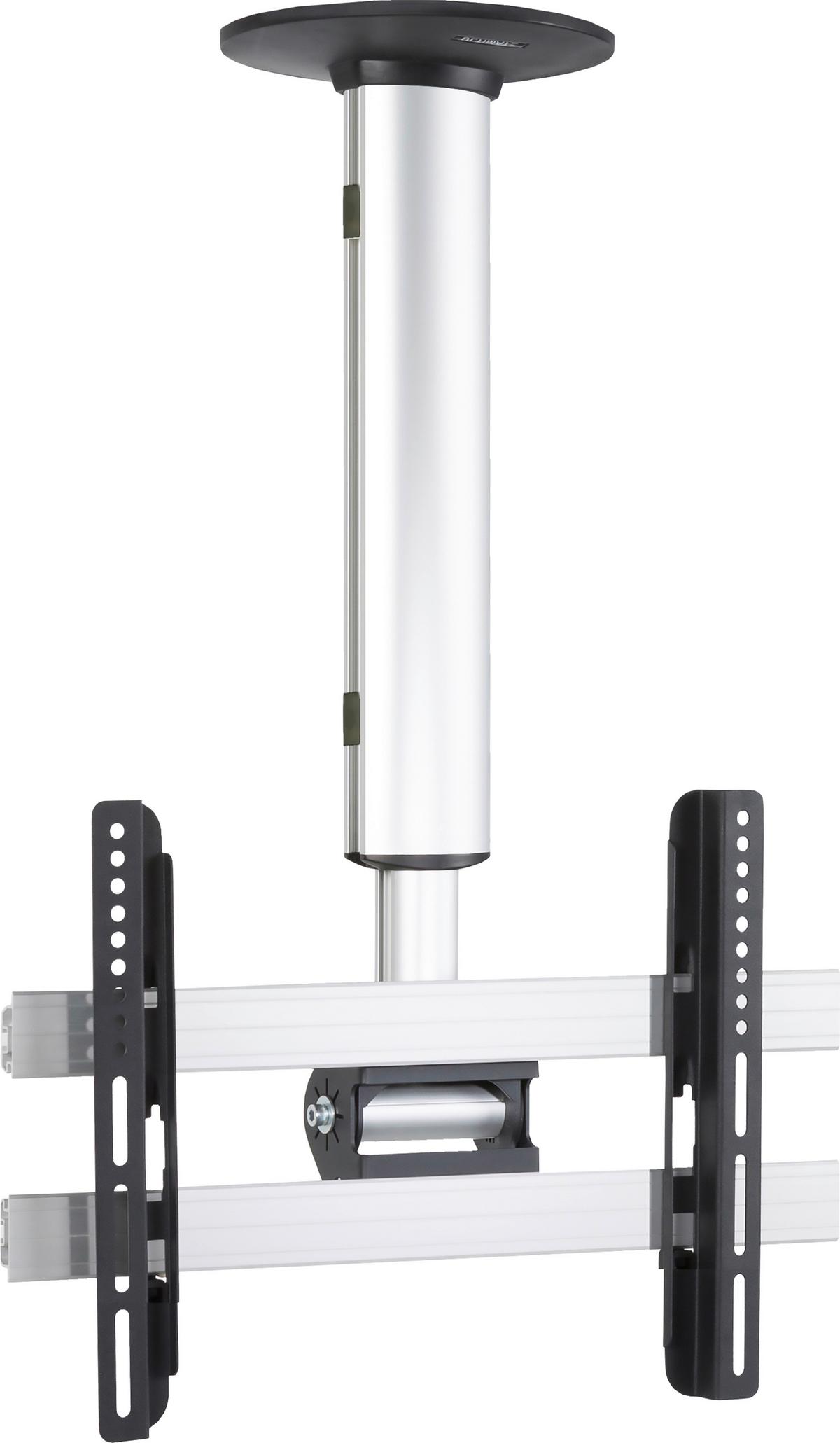 Tv- Halterung Cm Silberfarben B: 42 Cm - Silberfarben, MODERN, Metall (42/50/19cm) - MID.YOU